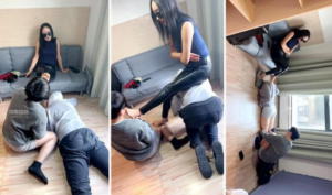 【苒溪】绿帽老公回来撞破老婆-97LZTDGXFC-000003132702254