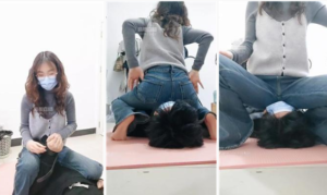 【一点点】牛仔裤坐脸-玉足舔-97LZTDGXFC-000003132702272