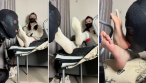八月女王闻原味臭棉袜舔脚吃女王赏赐的脚皮调教合集-97LZTDGXFC-000003132702502