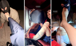 【水晶熊】瑜伽服白袜肉丝车内户外调教-97LZTDGXFC-000003132702419