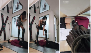 【183模特】高跟长靴踩贱奴-97LZTDGXFC-000003132702701