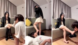 【醒醒s】素人妹妹长靴白袜羞辱场-97LZTDGXFC-000003132702710