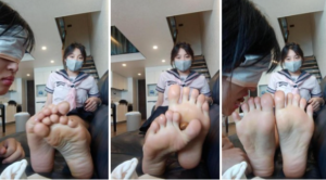 【爱可】玩母狗舔裸足 脚趾吮吸语言羞辱AIK002-97LZTDGXFC-000003132702724