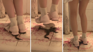 萝莉岁岁lo鞋跺杀蛙，跳舞蹦迪-97LZTDGXFC-000003132702787