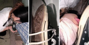 【爱可】校园遛狗爬行 口水 舔帆布鞋羞辱-97LZTDGXFC-000003132702792