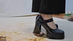 【灵ling】气质女神灵颖长裙玛丽珍虐踩小龙虾-97LZTDGXFC-000003132702820