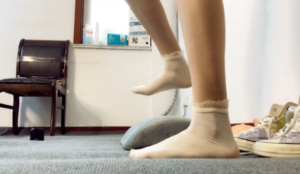 CaiR0001c 小萱1.68大长腿帆布鞋走踩碾踩Crush娃娃 将你肉体灵魂踩脚下-97LZTDGXFC-000003132702854