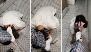 【爱可】厕所舔帆布鞋底白袜踩头遛狗羞辱-97LZTDGXFC-000003132702913