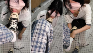 【爱可】厕所舔帆布鞋底白袜踩头遛狗羞辱-97LZTDGXFC-000003132702913