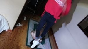 真实暴力耳光休克踩踏舔脏鞋《鸽宝原创》-97LZTD-71597