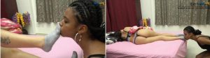 推荐！【超清新片】母狗偷舔拖鞋和熟睡中女主人的原味棉袜美足