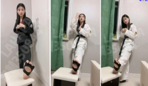 【LAPAPA】中韩混血美女学生生 董小姐 道服粗口与诱惑辱骂M-97LZTD-218690