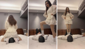 【Anna】俄罗斯混血儿-白袜踩踏掐脖坐脸窒息-97LZTD-218709
