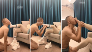 【直播调教视频】【贺贺】运动鞋白袜踢踹踩虐-97LZTD-146700