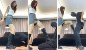 【女生也能很暴力】长靴肉丝美腿踩踏-97LZTD-147092