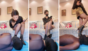 【苏州婉儿】掐脖窒息-短靴黑丝踩虐-97LZTD-147097