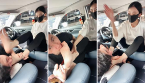 【凌晨】车内调-白袜酸臭裸足-97LZTD-147122